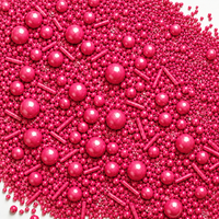 Crimson Pink | Sprinkles Bottle for Decoration Bottle 120 g