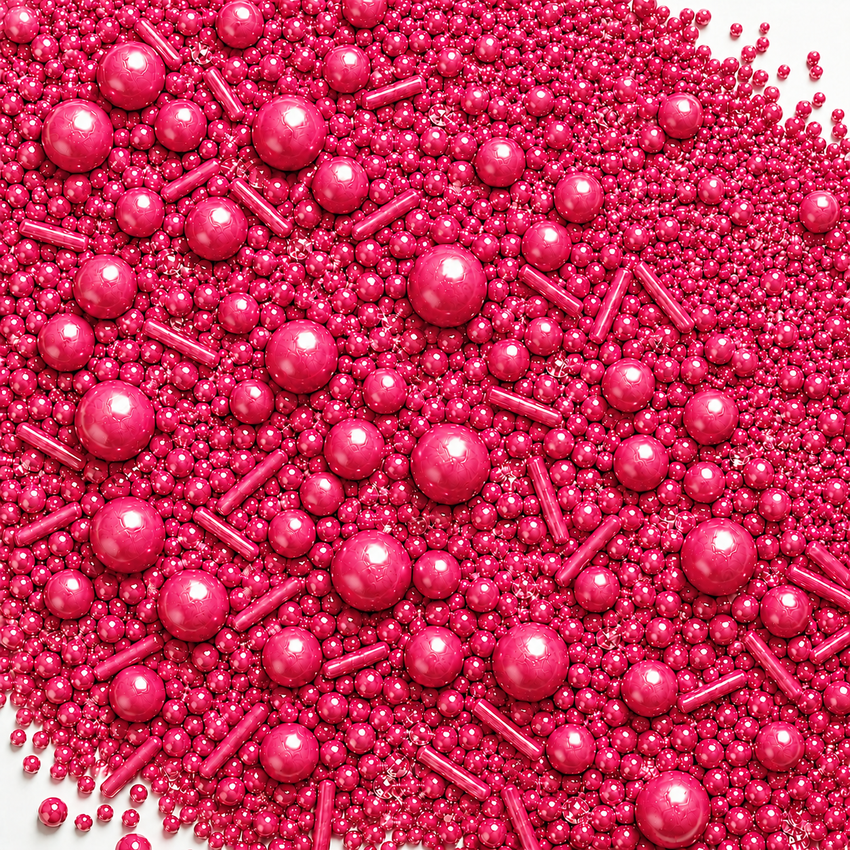 Crimson Pink | Sprinkles Bottle for Decoration Bottle 120 g