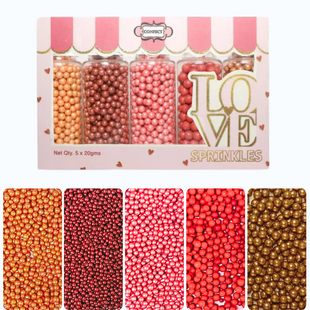 Carnival Disco Balls Assorted Sprinkles (DB-09) - 100Gms