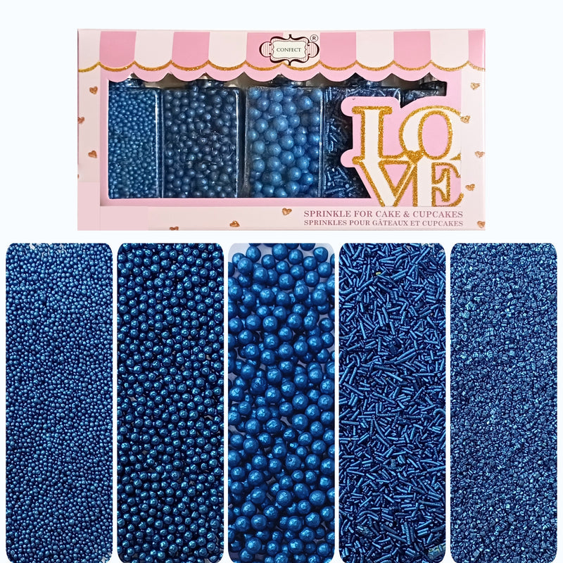 Sprinkles for Cakes & Cupcakes Decoration | USP-10(Navy Blue)