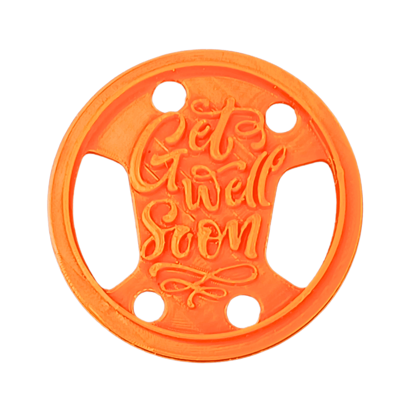 Toppers Cutters | Congratulations Topper Cutter | Fondant Cutter | Celebration Topper Cutter | (Get Well Soon)