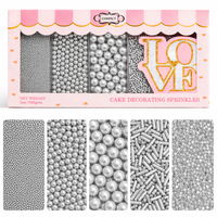 Sprinkles for Cakes & Cupcakes Decoration | USP-16(Silver)