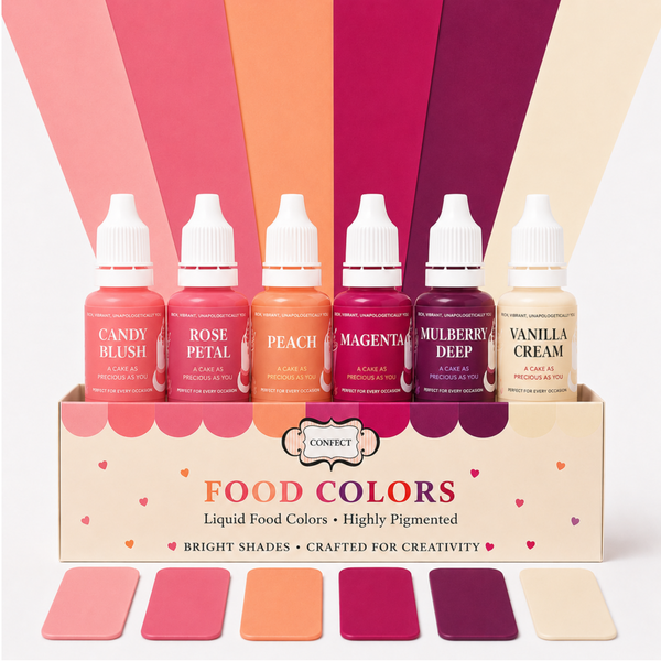 Valentine | Pack of 6 Edible Water Color