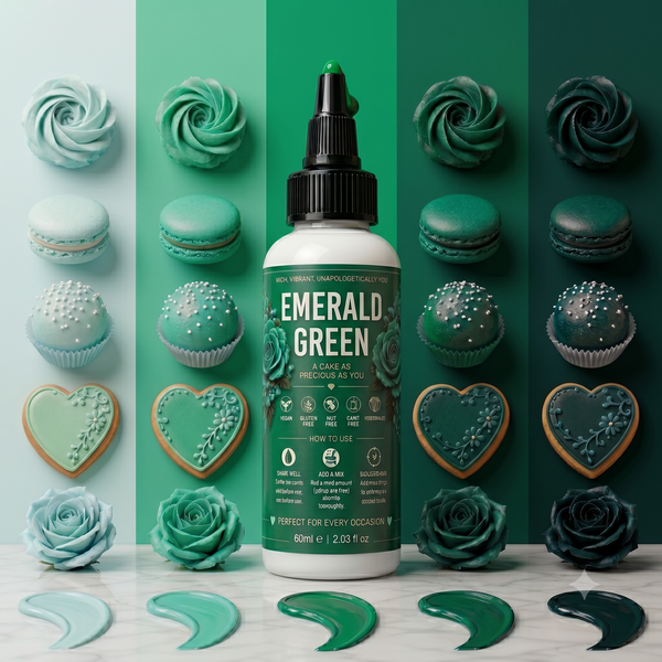Emerald Green | Edible Gel Color 60ml