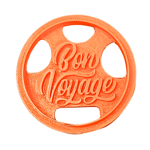 Toppers Cutters | Congratulations Topper Cutter | (Bon Voyage)
