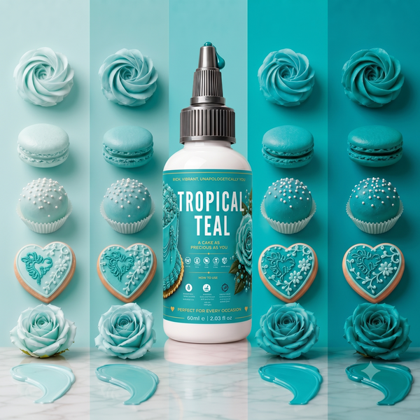 Tropical Teal | Edible Gel Color 60ml