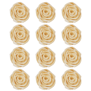 Pearl | Edible Metallic Sugar Roses Topper