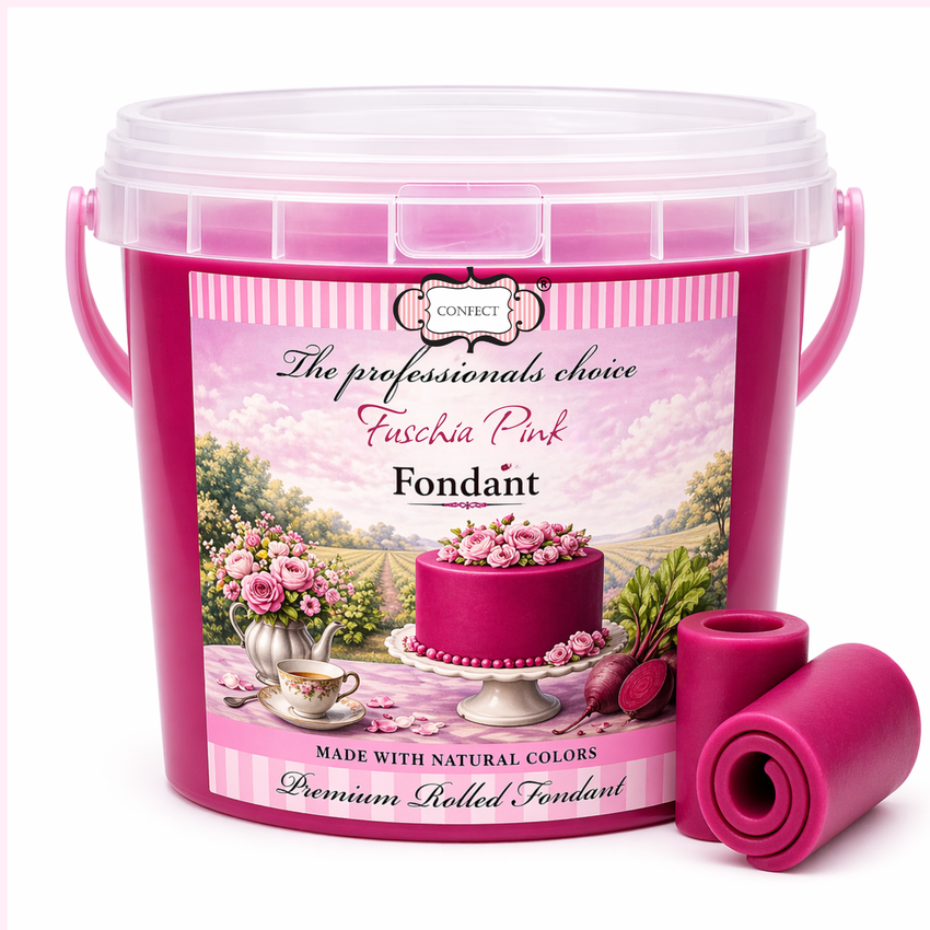 Fuschia Pink | Edible Natural Fondant (4 x 250g)