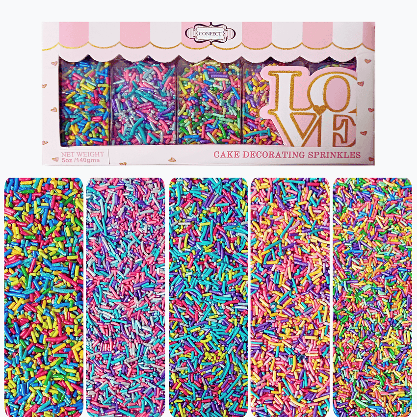 Rainbow Magic Sprinkles | (03) Mix Colourful Sprinkles 140 Gm