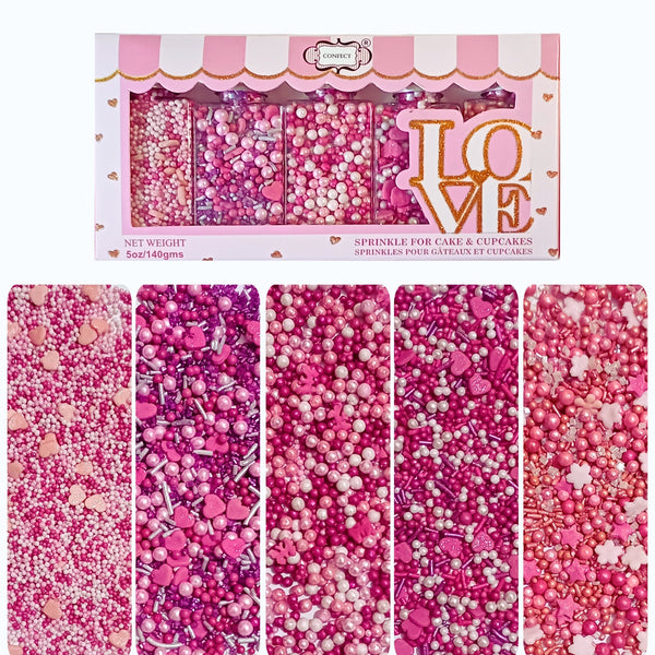 Valentine Sprinkles Multipack 12 | 140g