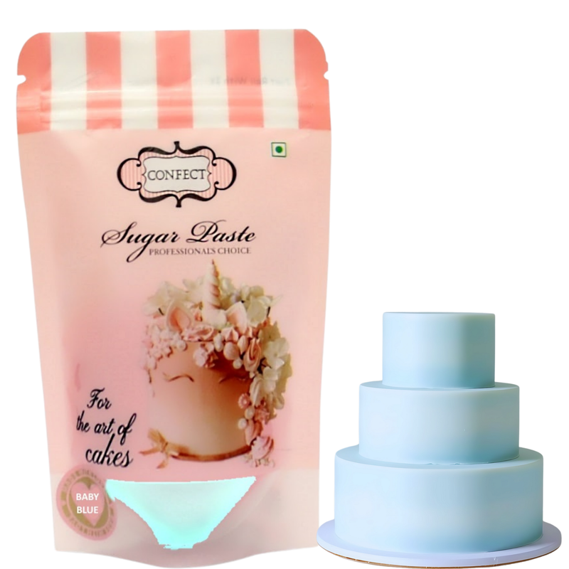 Baby Blue Fondant | Edible Sugarpaste 250 Gm
