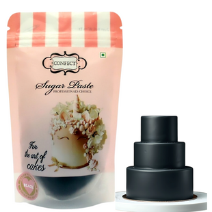 Black Fondant | Edible Sugarpaste 250 Gm