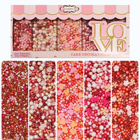 Valentine Sprinkles | 10 Edible Decoration for Baking & Dessert 100 Gms