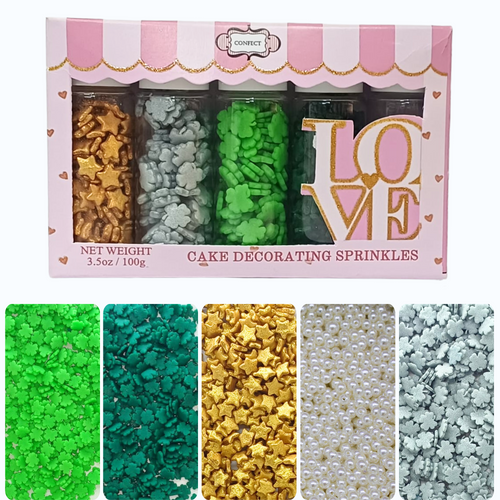 St. Patrick's Sprinkles Multipack 1 - 140 gms