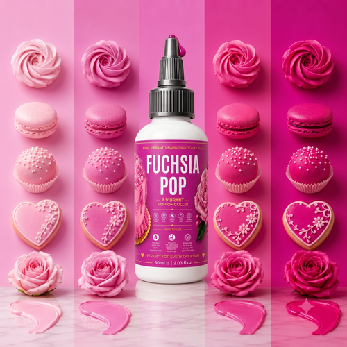 Fuchsia Pop | Edible Gel Color 60ml