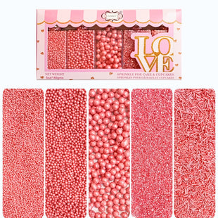 Sprinkles for Cakes & Cupcakes Decoration | USP-5(Rose Pink)