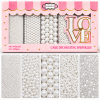 Sprinkles for Cakes & Cupcakes Decoration | USP-15(White)