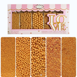 Sprinkles for Cakes & Cupcakes Decoration | USP-22(Gold)