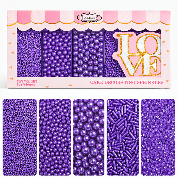 Sprinkles for Cakes & Cupcakes Decoration | USP-1(Purple)