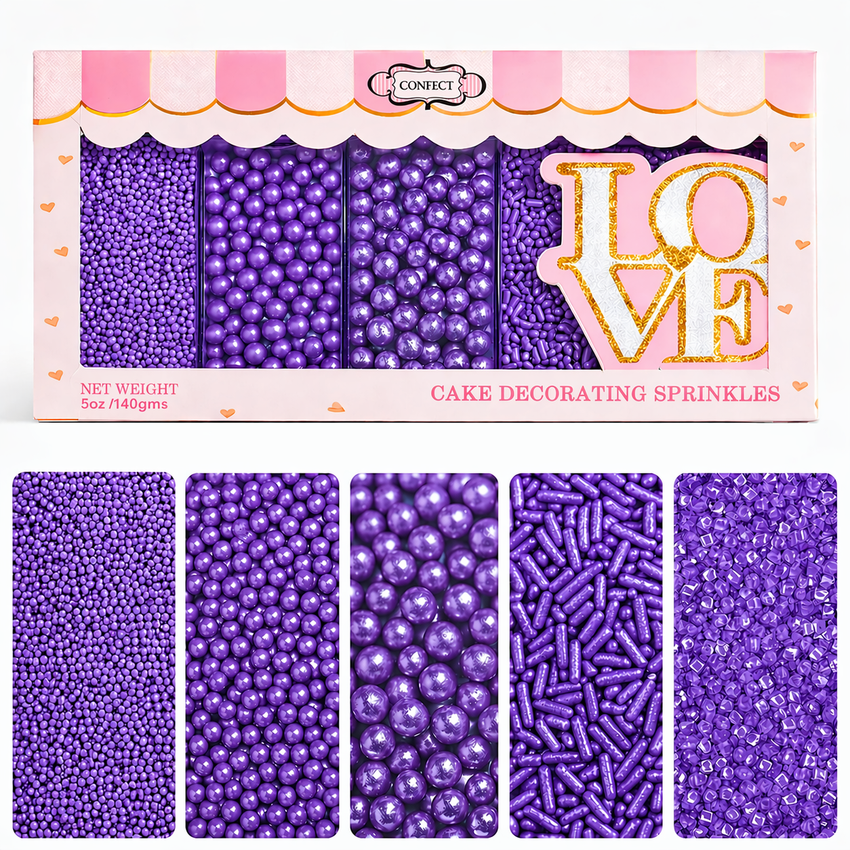 Sprinkles for Cakes & Cupcakes Decoration | USP-1(Purple)