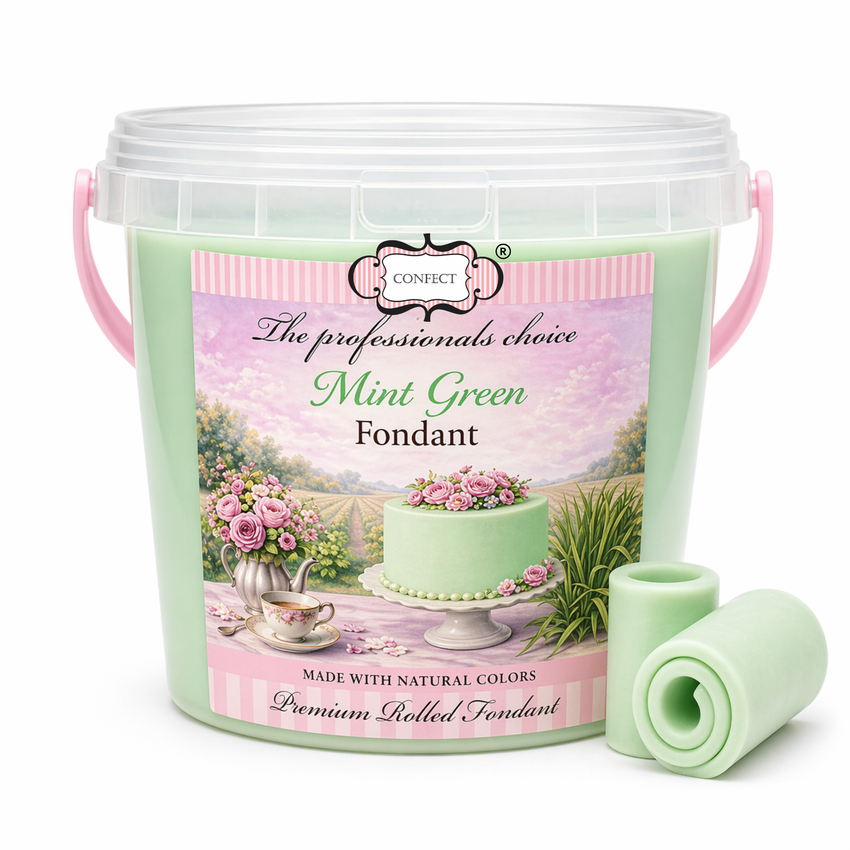 Mint Green | Edible Natural Fondant (4 x 250g)