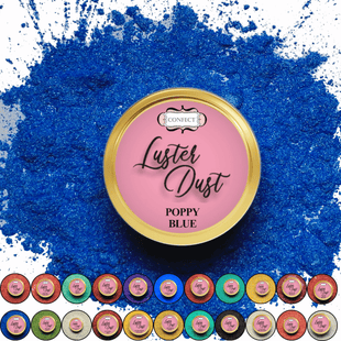 Poppy Blue | Edible Luster Dust 5 Gms