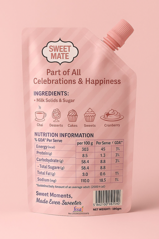 Sweet Mate Milk 190g