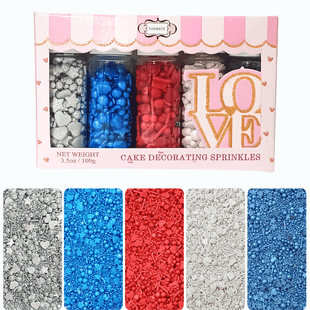 Mix Red, White & Blue Sprinkles | Marvelous Mix Patriotic Sprinkles