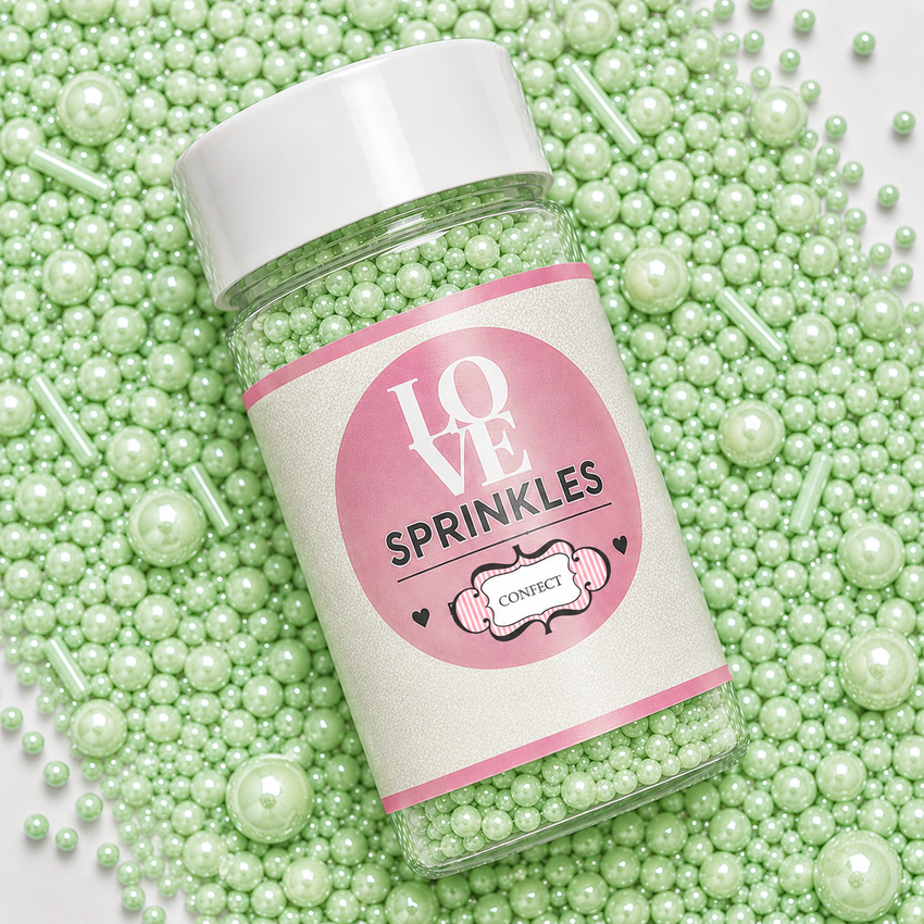 Mint Green | Sprinkles Bottle for Decoration Bottle 120 g