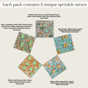 Baby Shower Sprinkles | Birthday Sprinkles | Gender Reveal Sprinkles