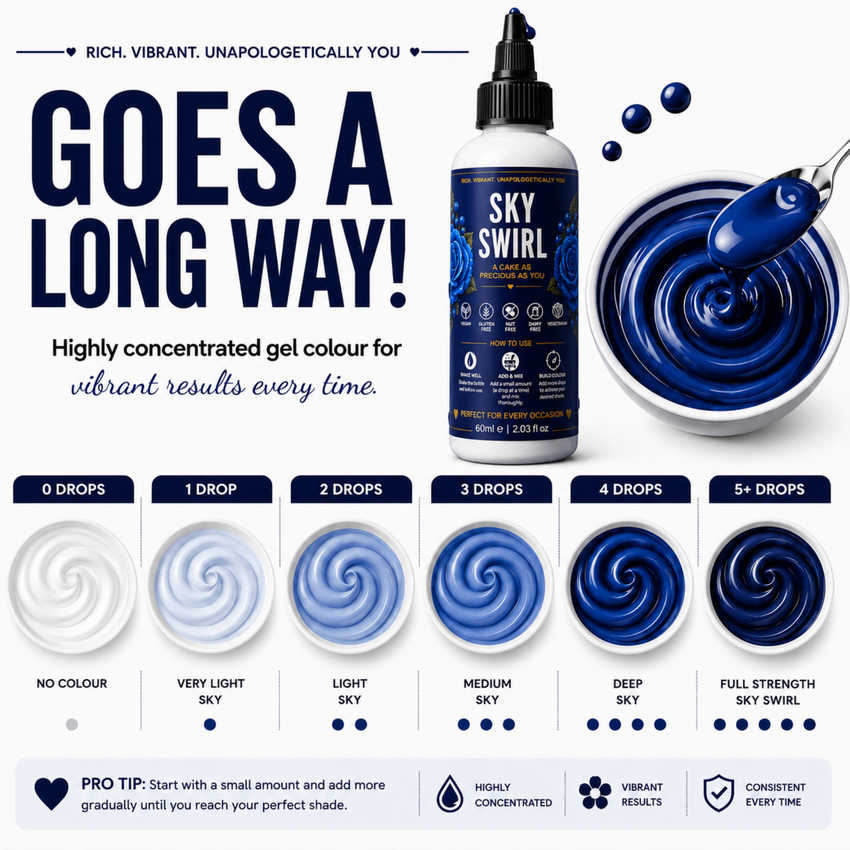 Sky Swirl | Edible Gel Color 60ml