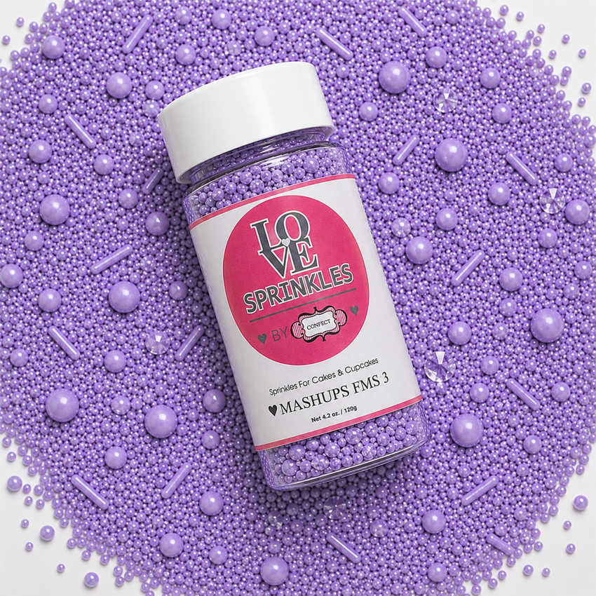 Lavender | Sprinkles Bottle for Decoration Bottle 120 g