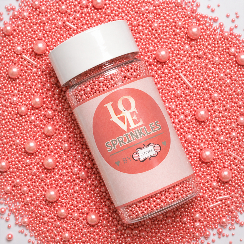 Rose Pink | Sprinkles Bottle for Decoration Bottle 120 g