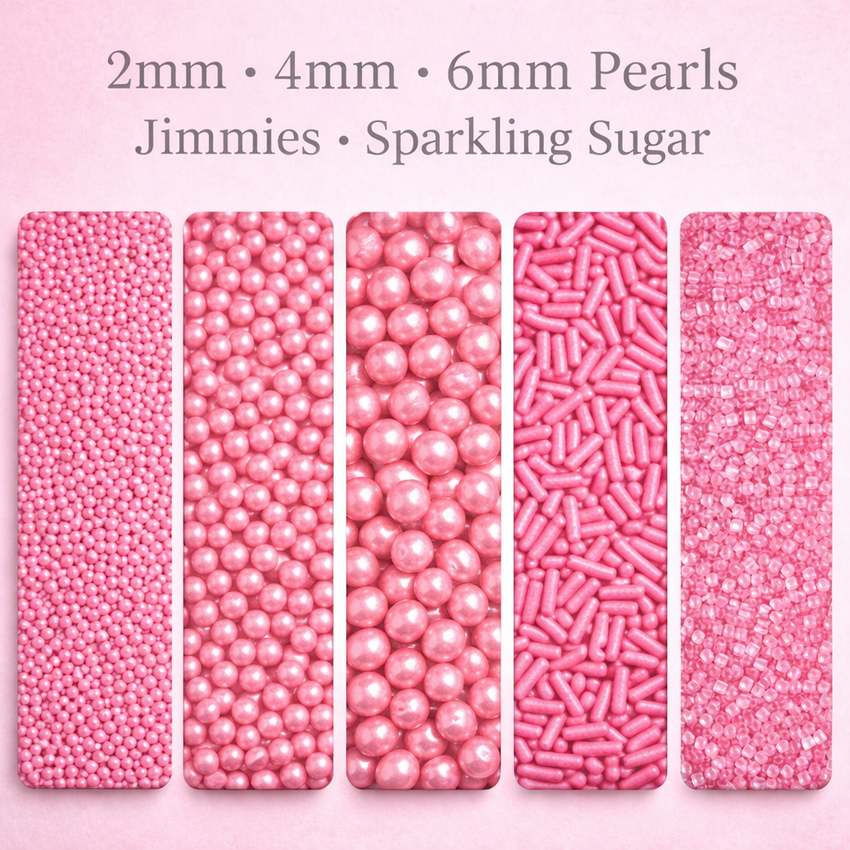 Sprinkles for Cakes & Cupcakes Decoration | USP-27(Valentine Pink)