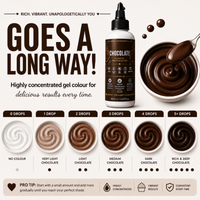 Chocolate | Edible Gel Color 60ml