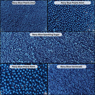 Sprinkles for Cakes & Cupcakes Decoration | USP-10(Navy Blue)