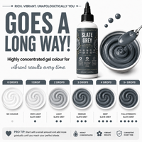 Slate Grey | Edible Candy Color 60ml