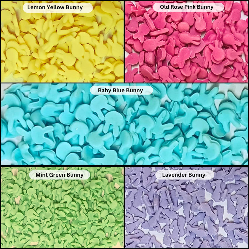Easter Sprinkles Edible | Edible Sprinkles Mix for Baking & Cake Decorative Pack of 5 (EAST 8) - 100Gms