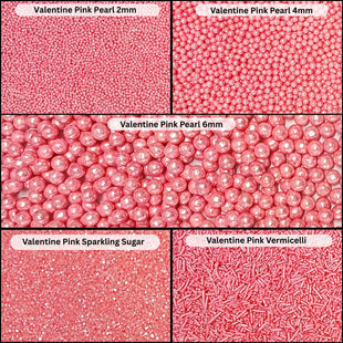 Sprinkles for Cakes & Cupcakes Decoration | USP-27(Valentine Pink)