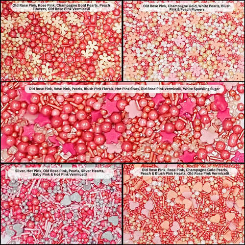 Valentine Sprinkles Multipack 15 | 140g