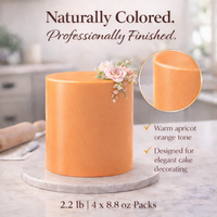 Mandarin Orange | Edible Natural Fondant (4 x 250g)