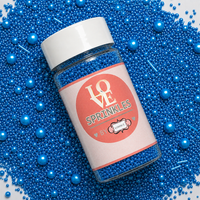 Bright Blue | Sprinkles Bottle for Decoration Bottle 120 g