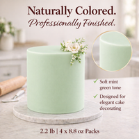 Mint Green | Edible Natural Fondant (4 x 250g)