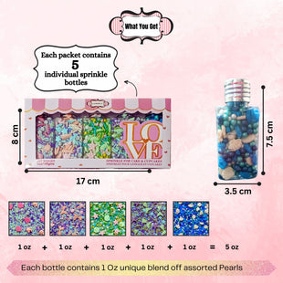 Under the Sea Sprinkles for Decorations 10 | 140 Gm