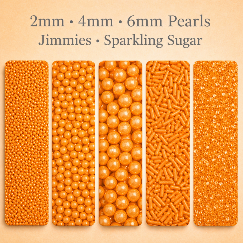 Sprinkles for Cakes & Cupcakes Decoration | USP-23(Orange)