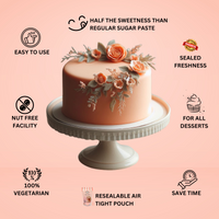 Peach Fondant | Edible Sugarpaste 250 Gm