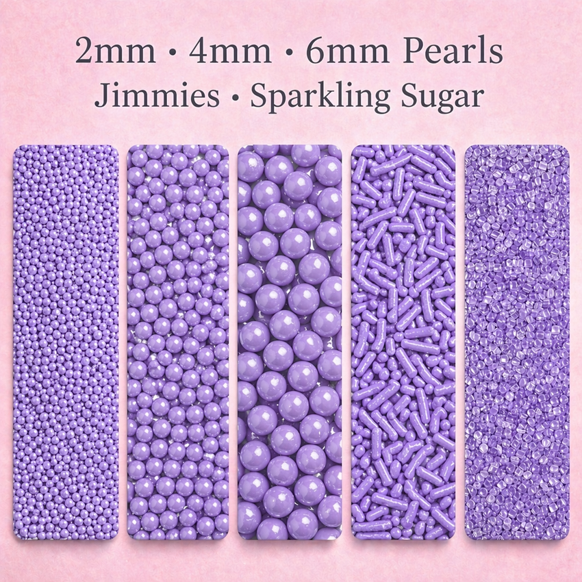 Sprinkles for Cakes & Cupcakes Decoration | USP-3(Lavender)