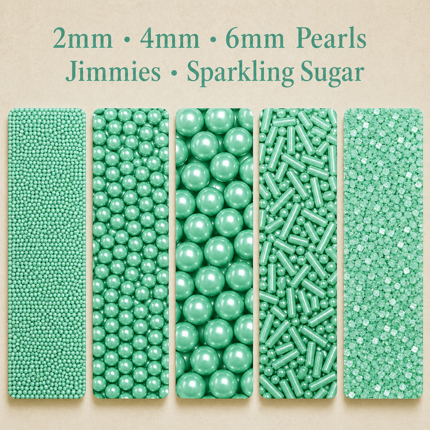 Sprinkles for Cakes & Cupcakes Decoration | USP-12(Mint Green)