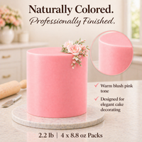 Blush Pink | Edible Natural Fondant (4 x 250g)