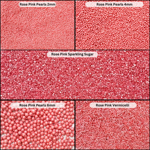 Sprinkles for Cakes & Cupcakes Decoration | USP-5(Rose Pink)